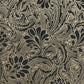 V&A Eden - Midnight Black and Gold Wallpaper - 1838 wallcoverings