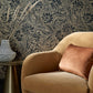 V&A Eden - Midnight Black and Gold Wallpaper - 1838 wallcoverings