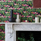 V&A Rhododendron - Magenta Pink Wallpaper - 1838 wallcoverings