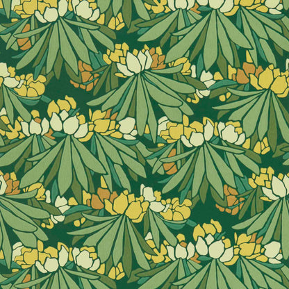 V&A Rhododendron - Yellow Wallpaper - 1838 wallcoverings