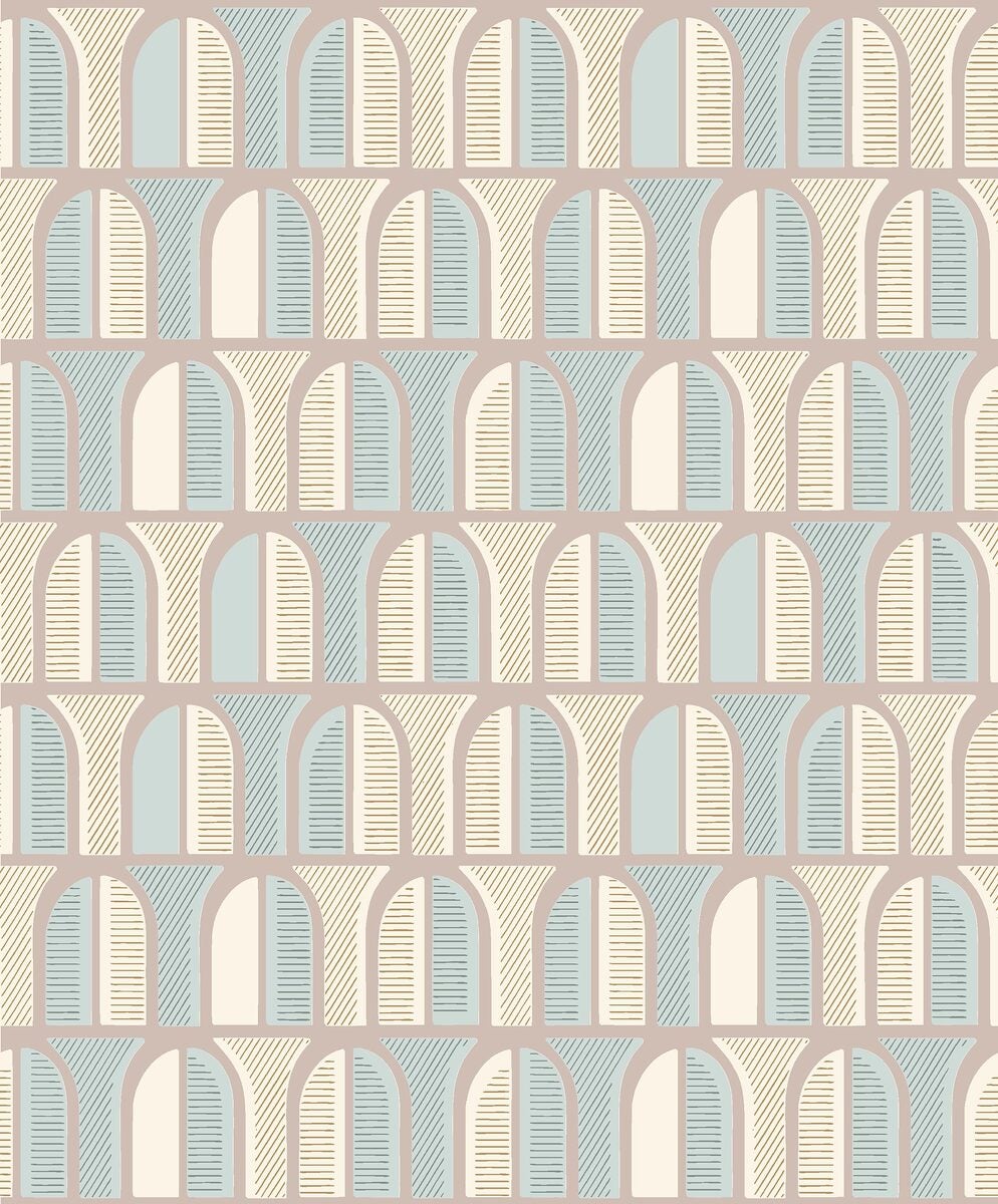 Venice Wallpaper - Teal - Borastapeter