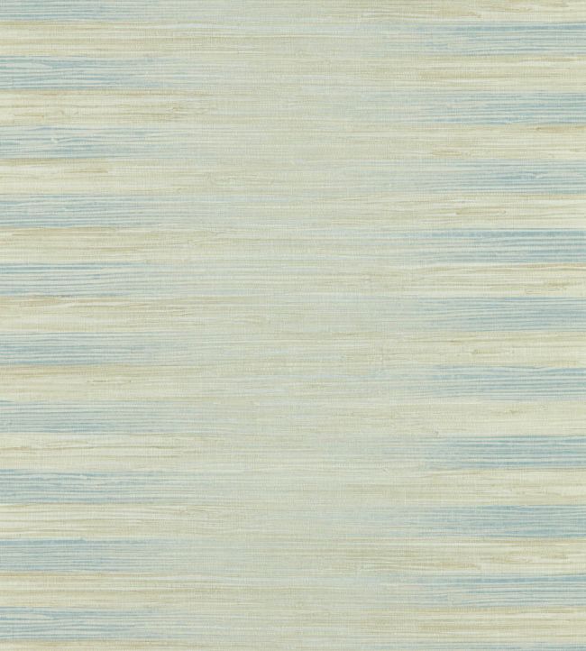 Kensington Grasscloth Wallpaper - Blue - Zoffany