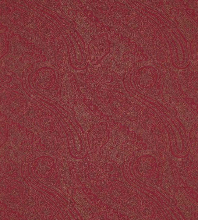 Oreste Fabric - Red - Zoffany