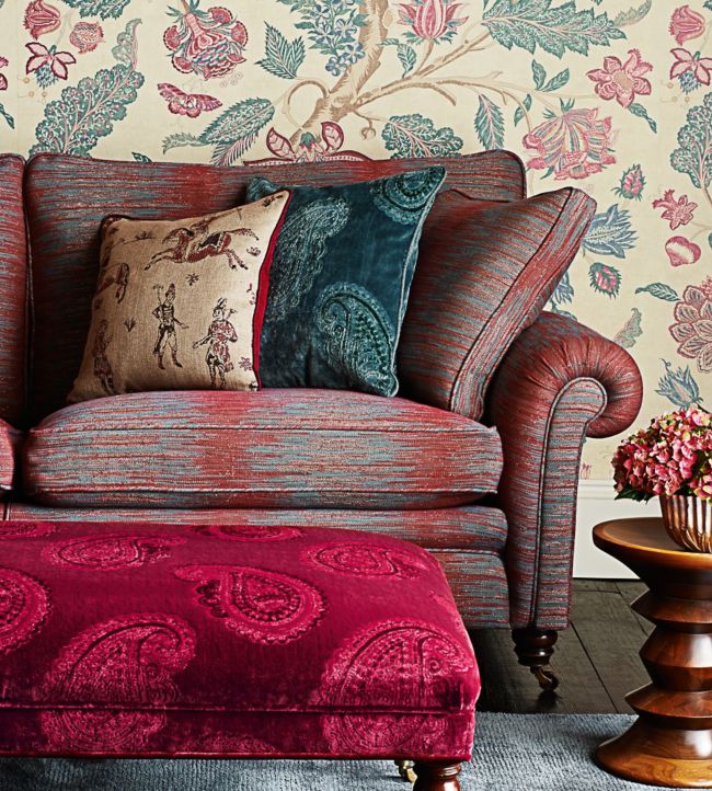 Chirala Fabric - Red - Zoffany