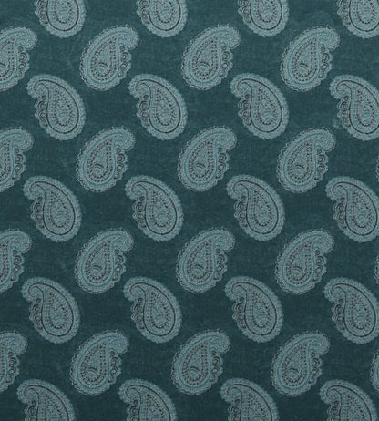 Orissa Velvet Fabric -  Teal - Zoffany