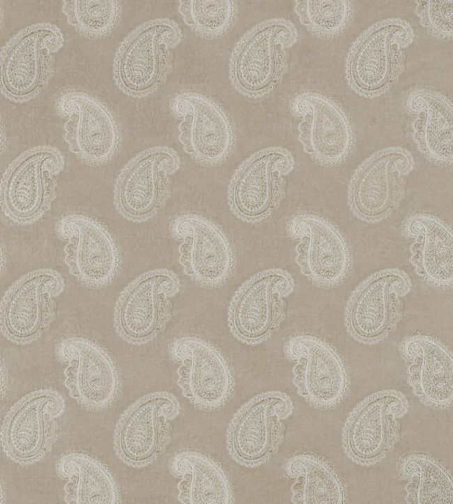 Orissa Velvet Fabric - Cream - Zoffany