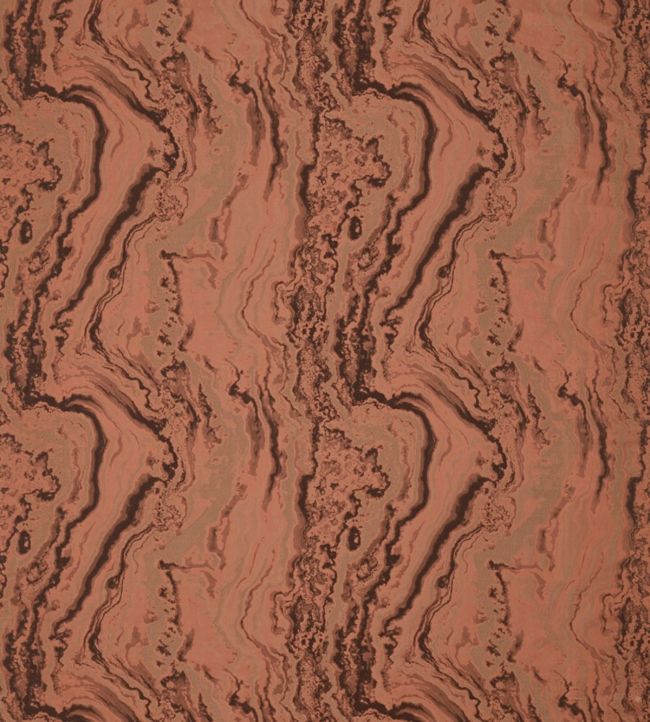 Serpentine Fabric - Orange - Zoffany