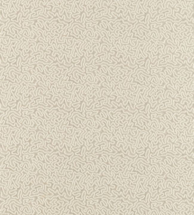 Maze Coral Fabric - Cream - Zoffany