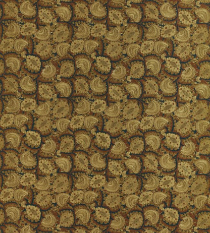 Suzani Archive Embroidery Fabric - Yellow - Zoffany