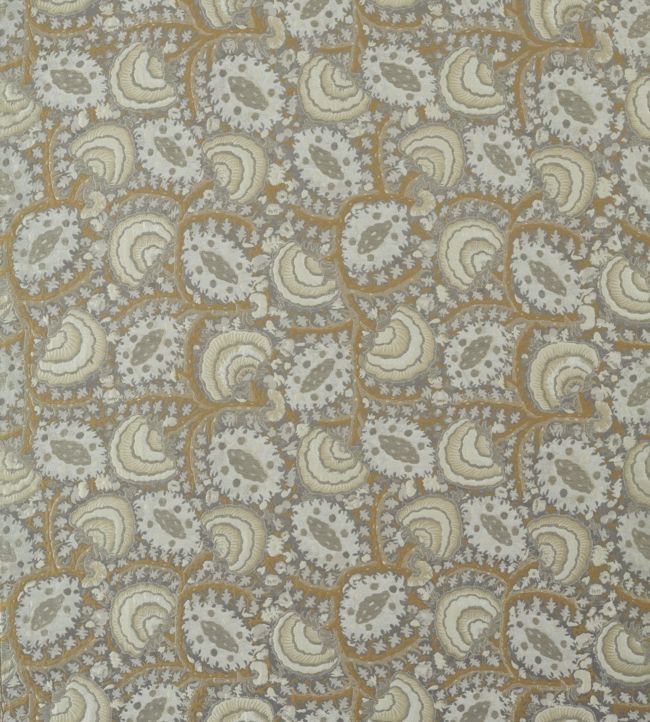 Suzani Archive Weave Fabric - Gray - Zoffany