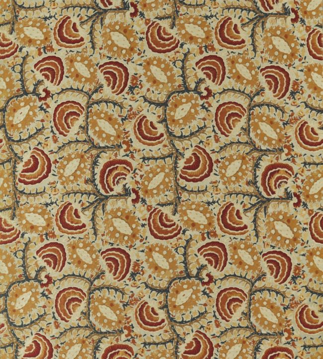 Suzani Archive Weave Fabric - Gold - Zoffany