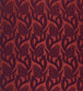 Persian Tulip Weave Fabric - Red - Zoffany