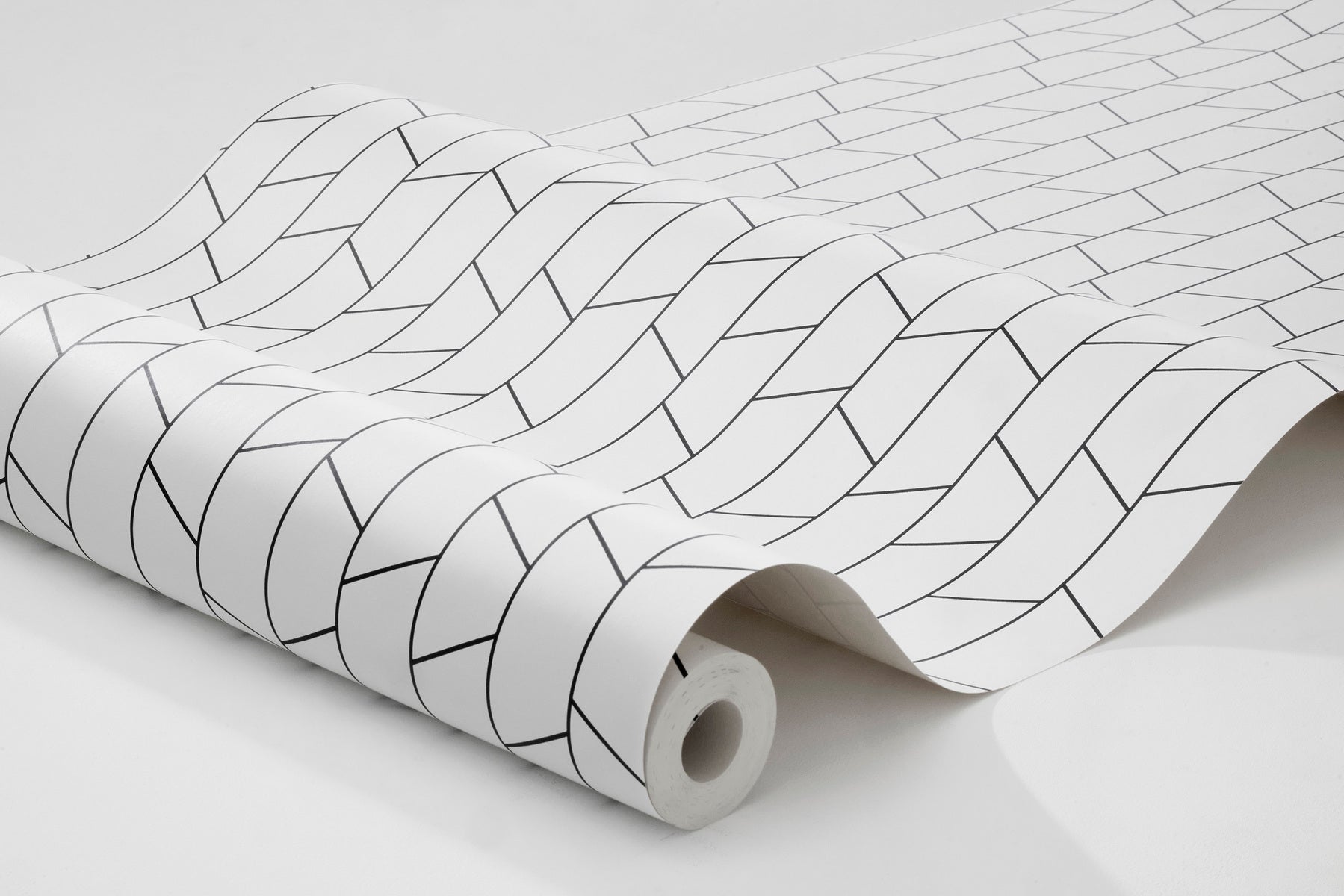 Angle Wallpaper - White - Borastapeter