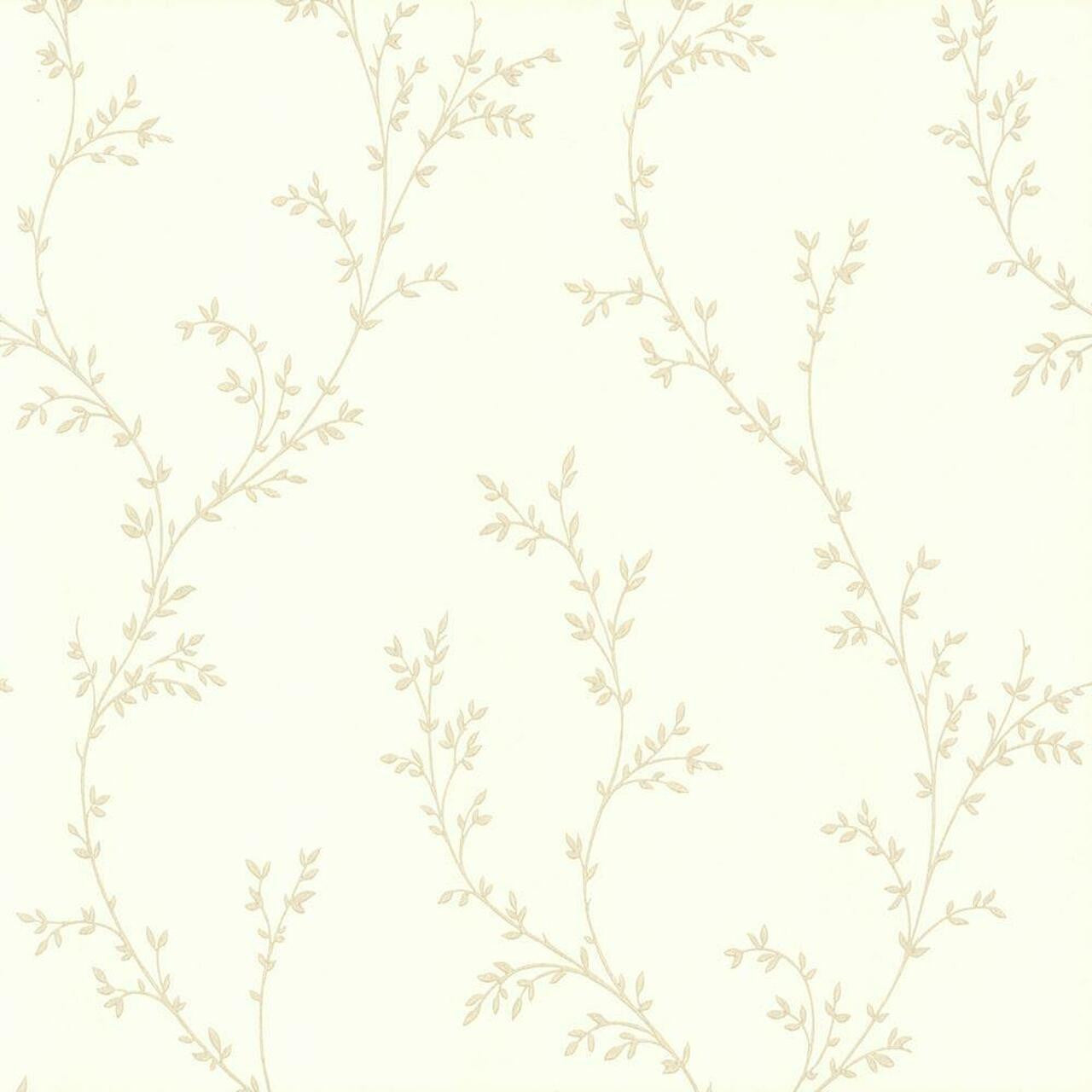 Milton Natural Luxury Leaf Wallpaper - 1838 wallcoverings