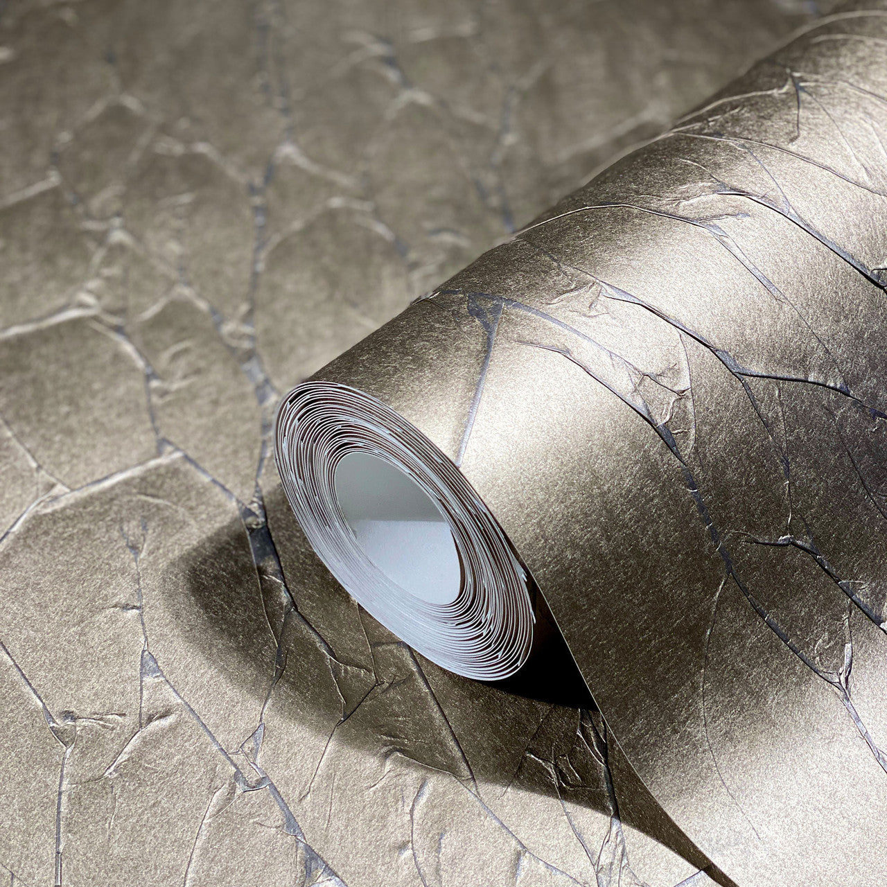 Paper Geo Natural Opulence Copper Wallpaper - Galerie