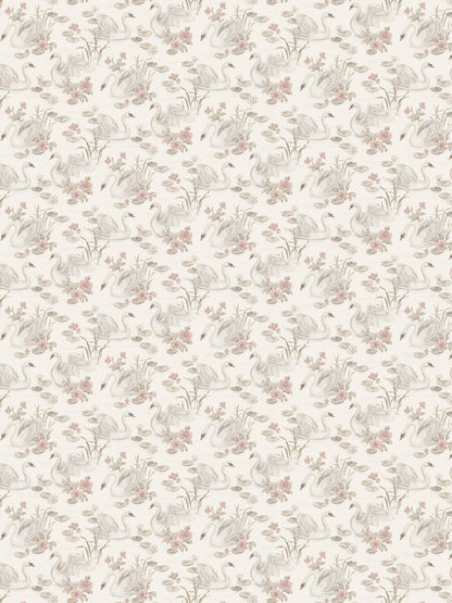 Lily Swan Wallpaper - Cream - Borastapeter