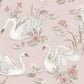 Lily Swan Wallpaper - Pink - Borastapeter