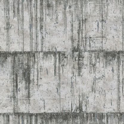 Aged Concrete Natural Opulence Black Wallpaper - Galerie
