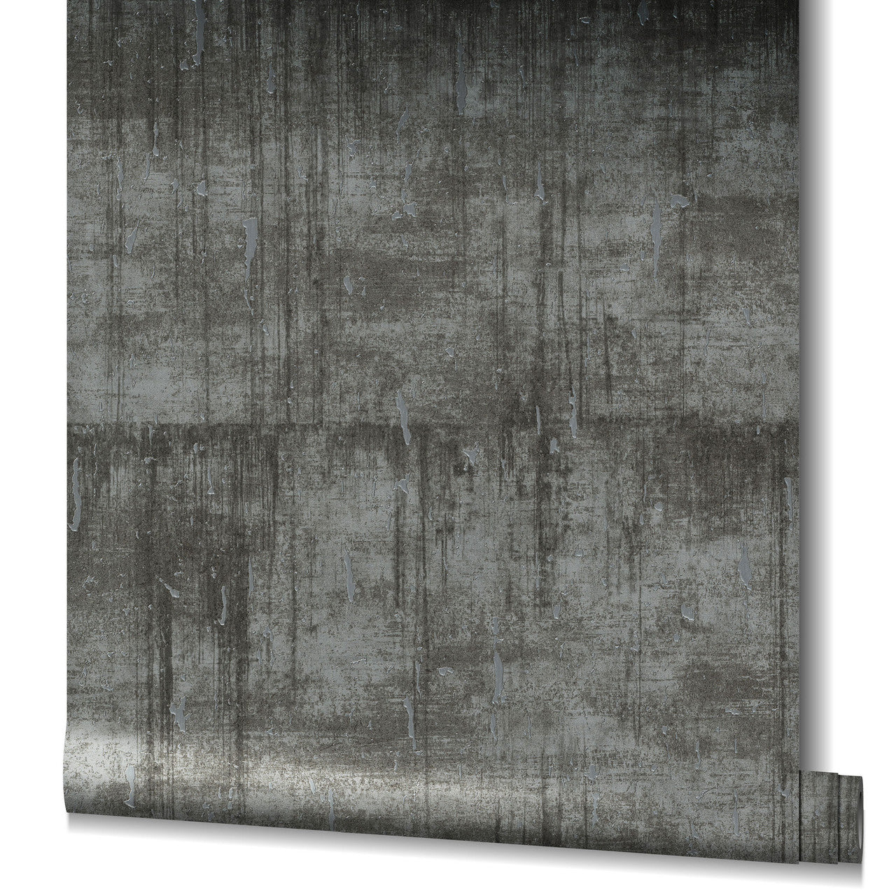 Aged Concrete Natural Opulence Black Wallpaper - Galerie
