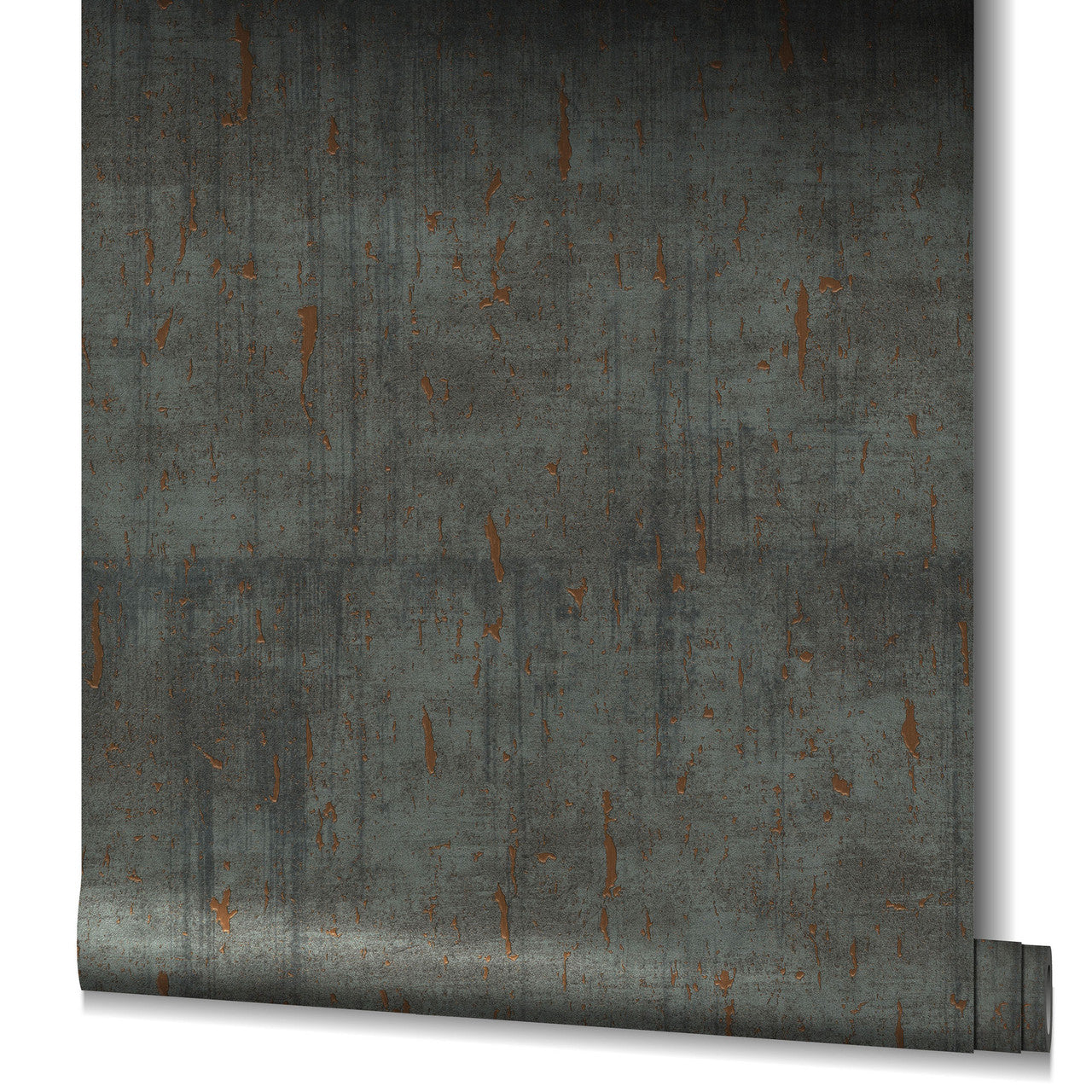 Aged Concrete Natural Opulence Anthracite Wallpaper - Galerie
