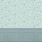 Alphabet People Mint Wide-Width Room Wallpaper 