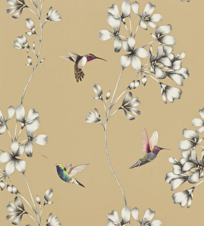 Amazilia Wallpaper - Bronze - HAMA111063 - Harlequin