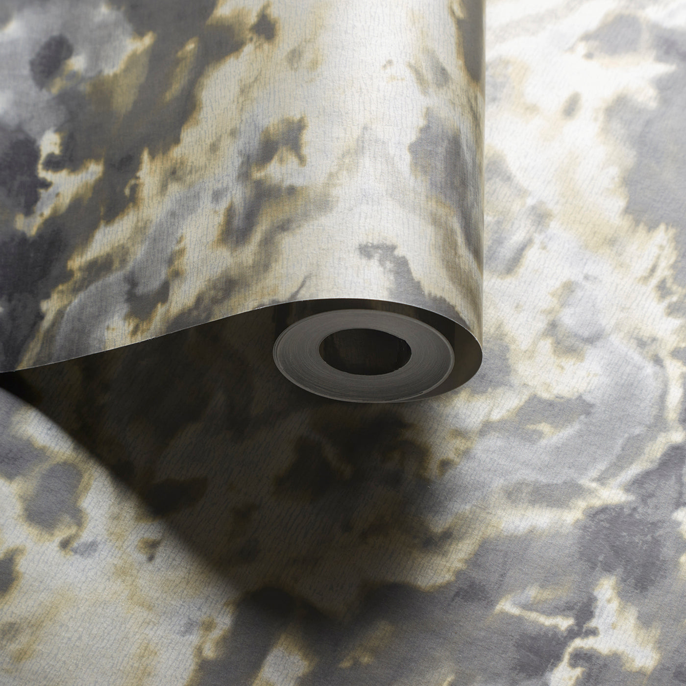 Aqueous Wallpaper - Charcoal - Clarke & Clarke