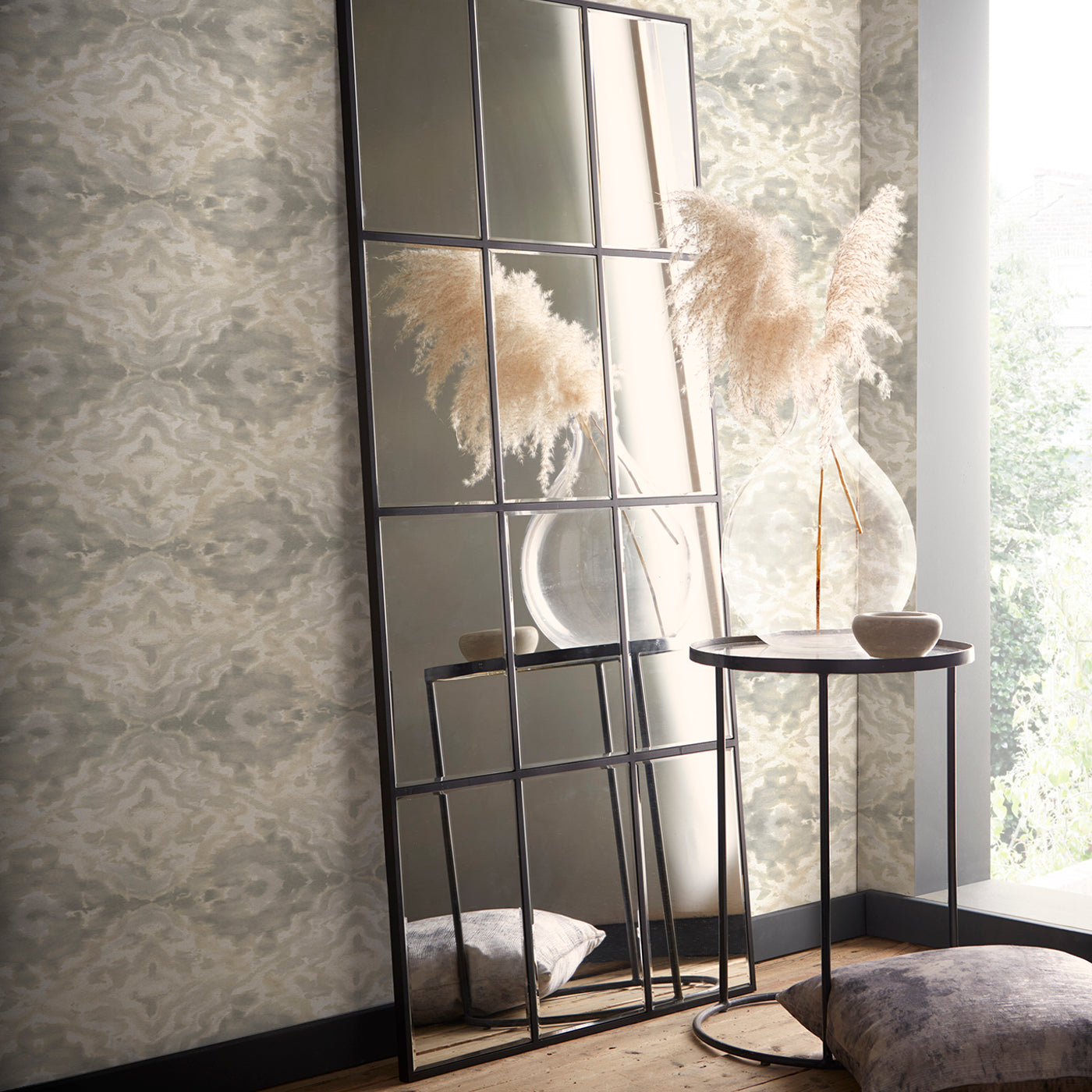 Aqueous Wallpaper - Natural - Clarke & Clarke