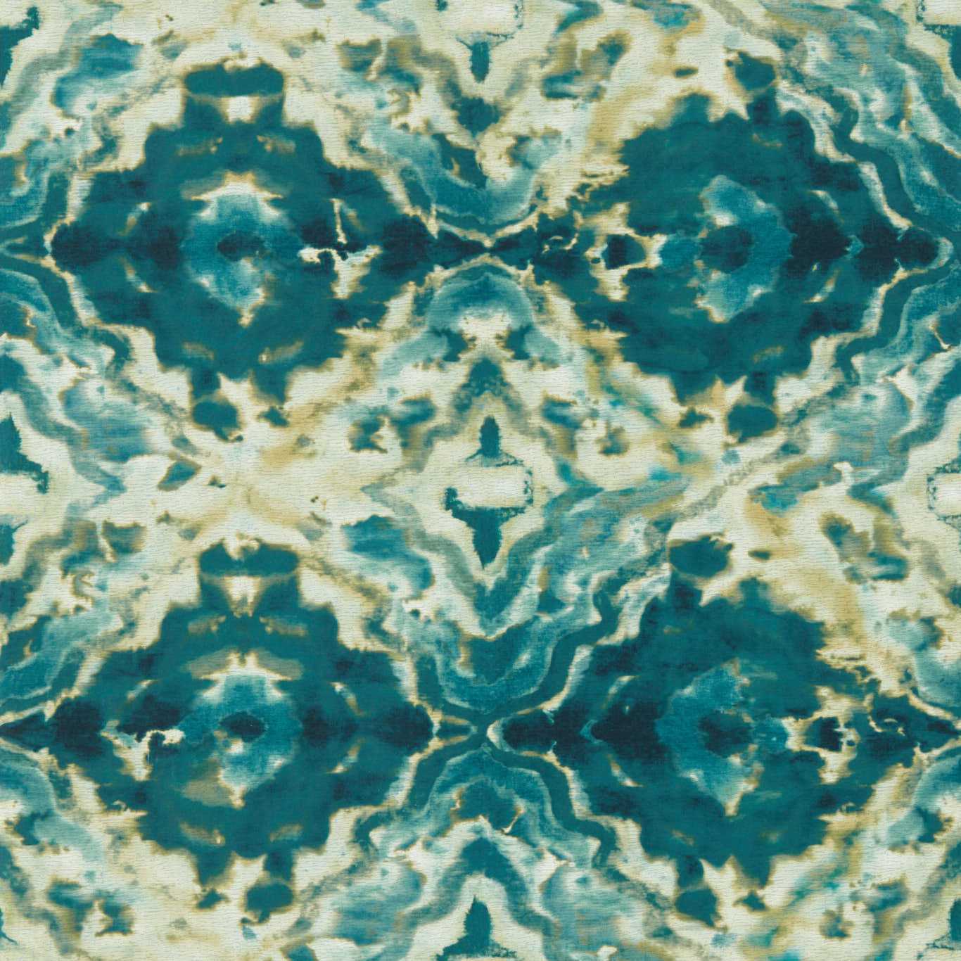 Aqueous Wallpaper - Teal - Clarke & Clarke
