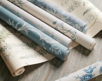 Arden Wallpaper - Old Blue - Colefax & Fowler