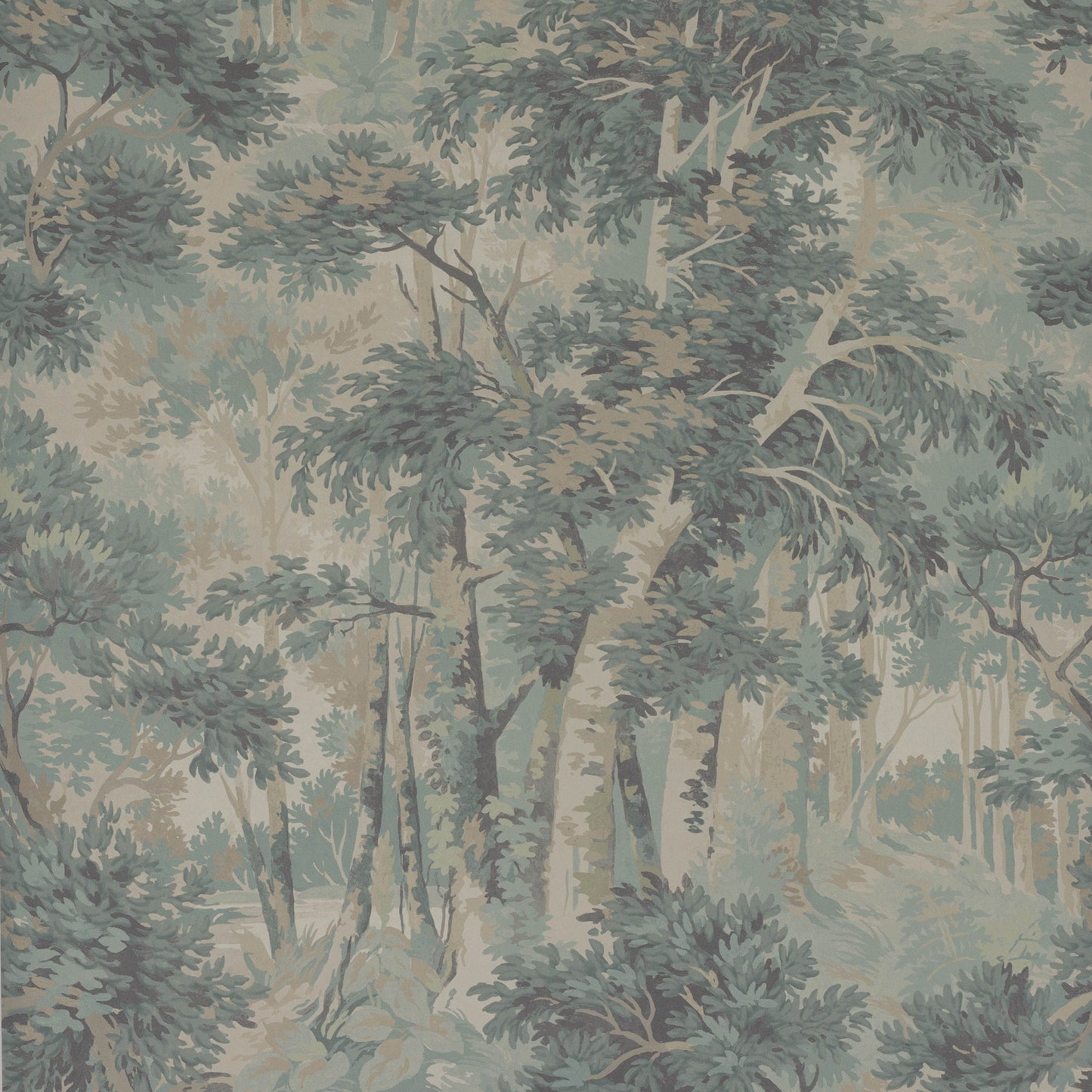 Arden Wallpaper - Old Blue - Colefax & Fowler