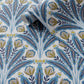 Attingham Wallpaper - Denim - Clarke & Clarke