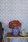 Calico Wallpaper - Blue - Barneby Gates