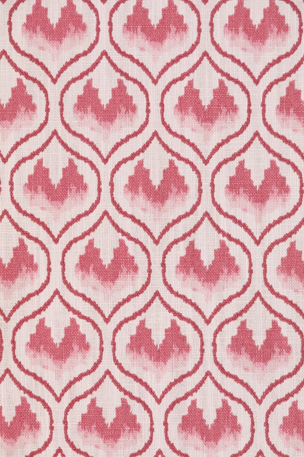 Ikat Heart fabric - Pink - Barneby Gates