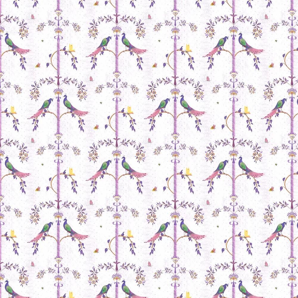 Boboli Wallpaper - Orchid - Petronella Hall