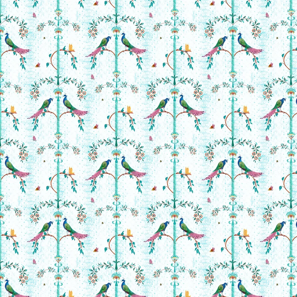 Boboli Wallpaper - Verdigris - Petronella Hall