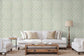 Treillage Sidewall Glacier Wallpaper - Brunschwig & Fils