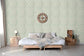 Treillage Sidewall Glacier Wallpaper - Brunschwig & Fils