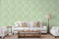 Treillage Sidewall Leaf Wallpaper - Brunschwig & Fils