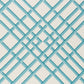 Treillage Sidewall Aqua Wallpaper - Brunschwig & Fils