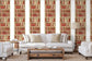 Bibliotheque Red Wallpaper - Brunschwig & Fils