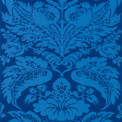 Le Grand Palais Sapphire Wallpaper - Brunschwig & Fils