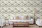 On Point Blue Wallpaper - Brunschwig & Fils