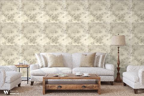 On Point Fawn Wallpaper - Brunschwig & Fils