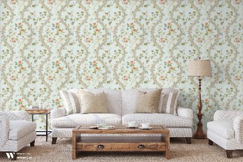 Silk Road Opal Wallpaper - Brunschwig & Fils