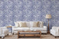 Ashanti On Paper Blueberry Wallpaper - Brunschwig & Fils