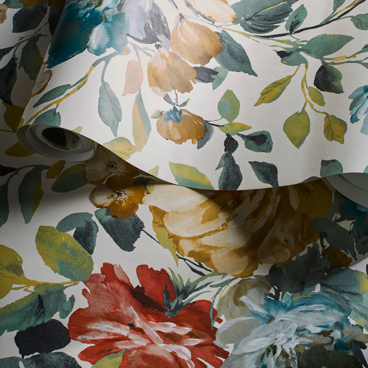 Bloom Wallpaper - Antique - Clarke & Clarke