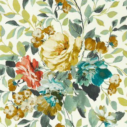 Bloom Wallpaper - Antique - Clarke & Clarke