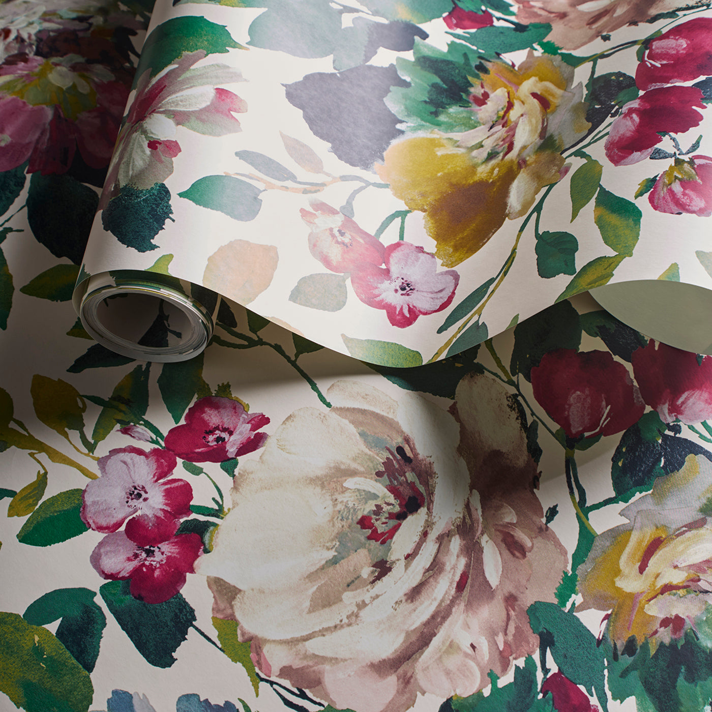 Bloom Wallpaper - Fuchsia - Clarke & Clarke