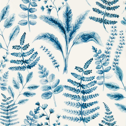 Bracken Wallpaper - Denim - Clarke & Clarke